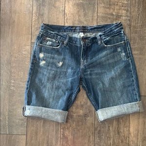 Abercrombie and Fitch “vintage” dark wash Shorts